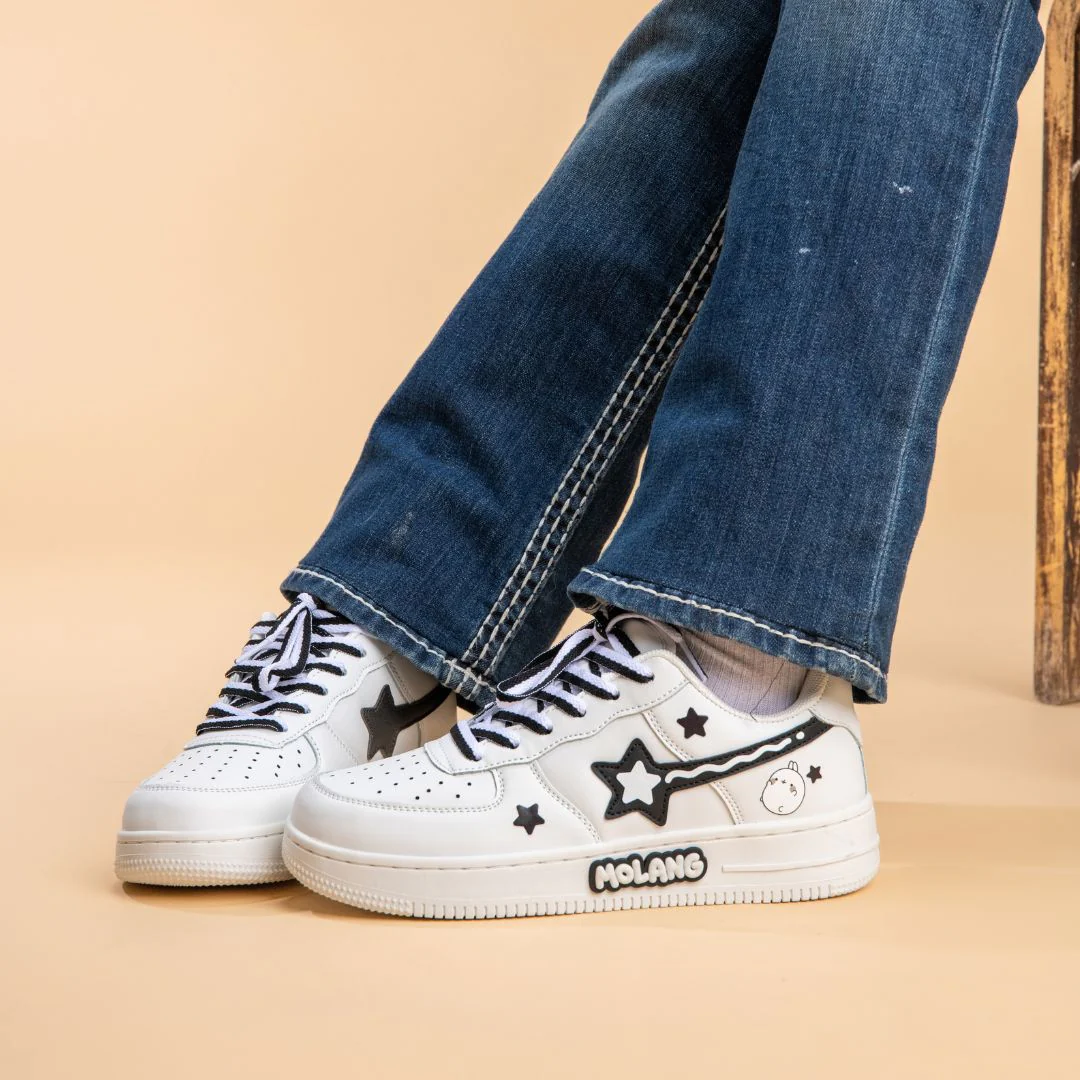 Bobo's House x Molang Star Casual Sneakers - Unisex - Image 5