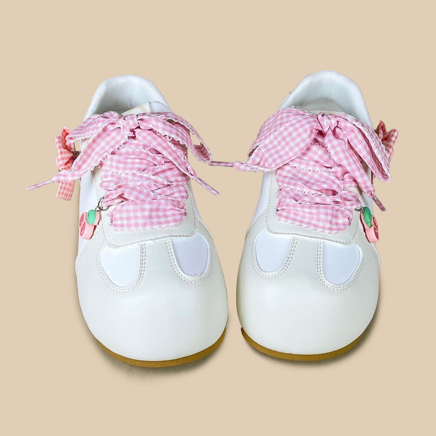 Cherry Girl Gingham Casual Sneakers – Women’s - Image 4