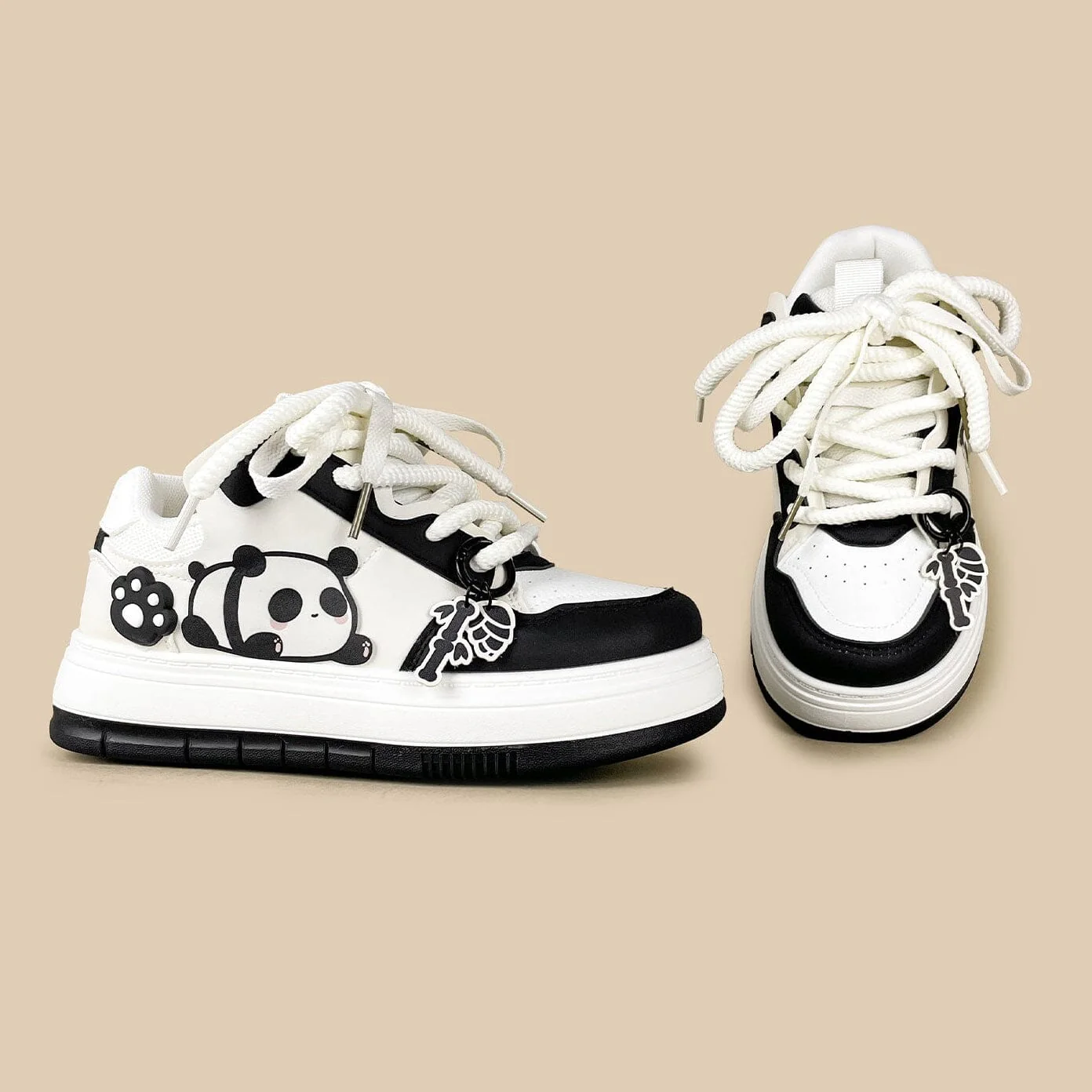 Chubby Panda Paws Chunky Casual Sneakers – Unisex - Image 3