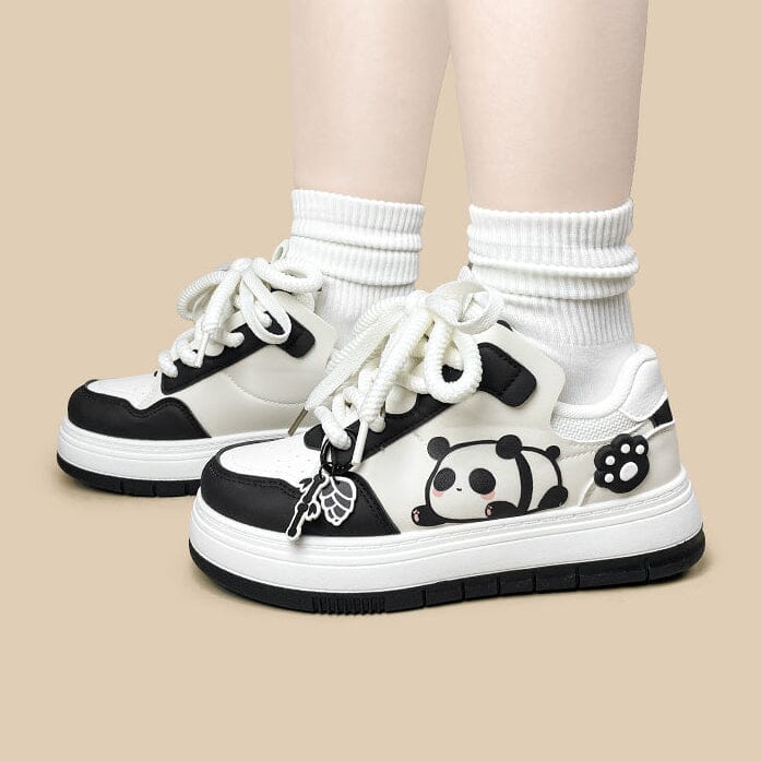 Chubby Panda Paws Chunky Casual Sneakers – Unisex - Image 9