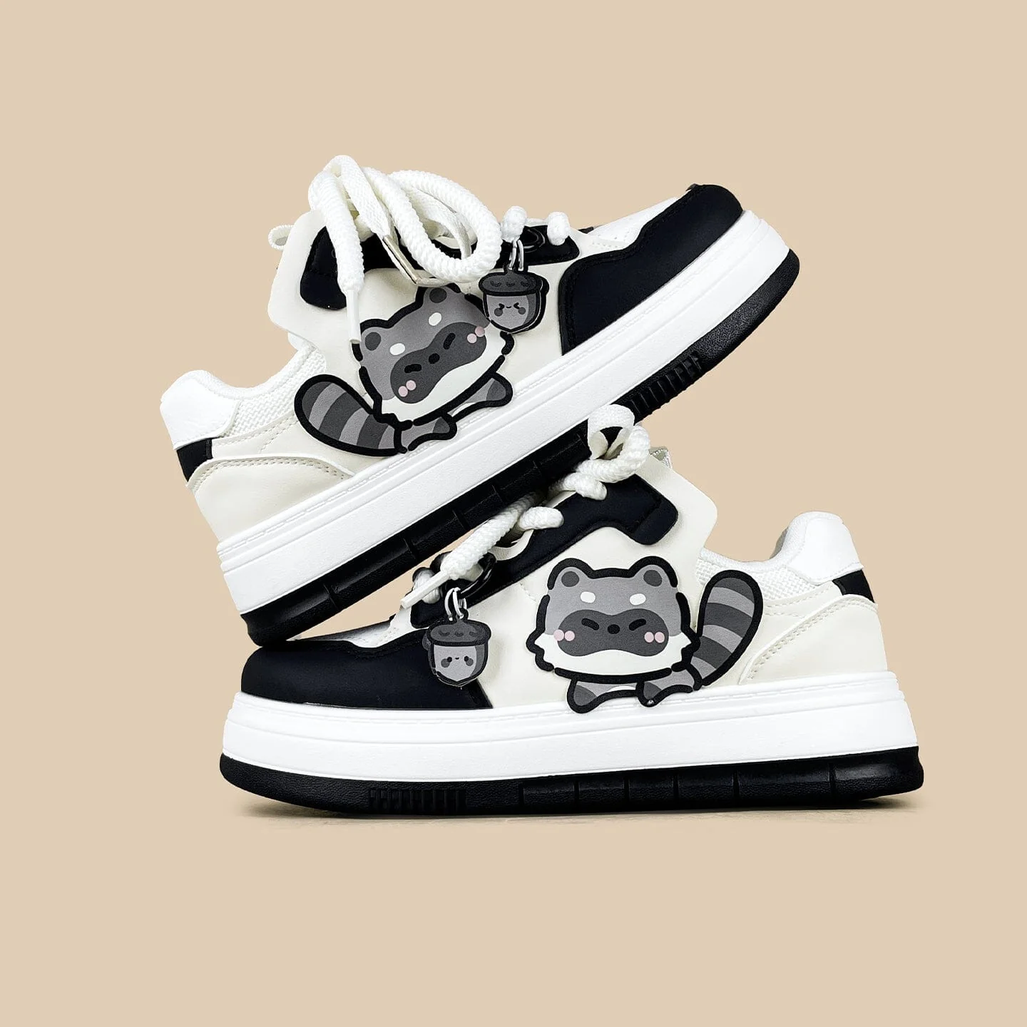 Chubby Raccoon Chunky Casual Sneakers – Unisex - Image 3
