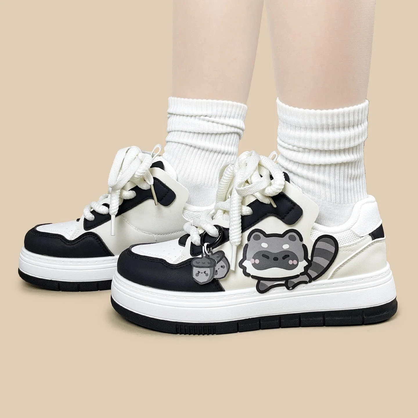Chubby Raccoon Chunky Casual Sneakers – Unisex - Image 9