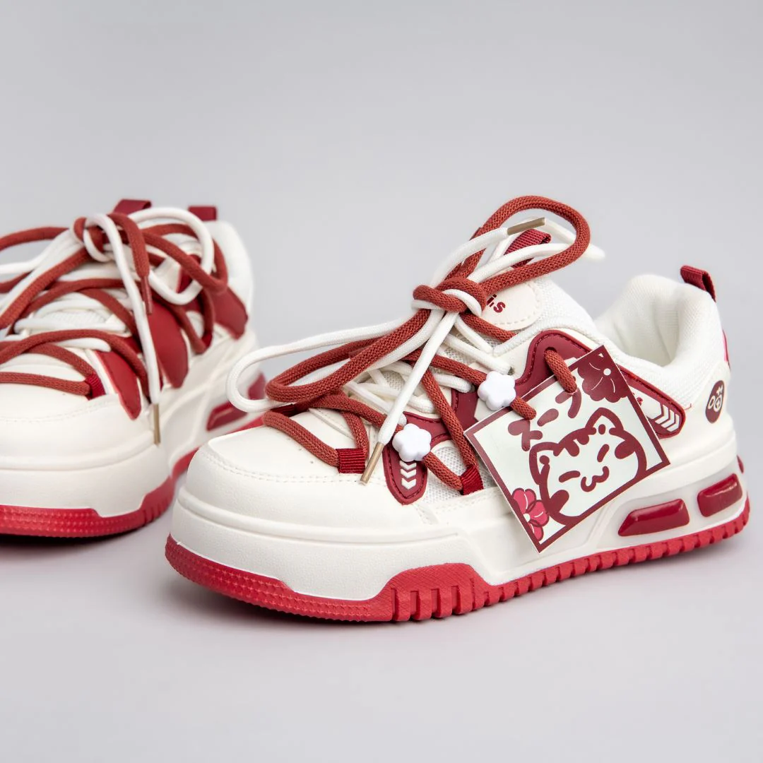 Chubby Neko Chunky Casual Sneakers - Unisex - Image 4