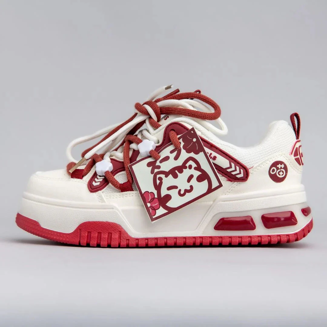 *CLEARANCE* Chubby Neko Chunky Casual Sneakers - Women's - Image 9