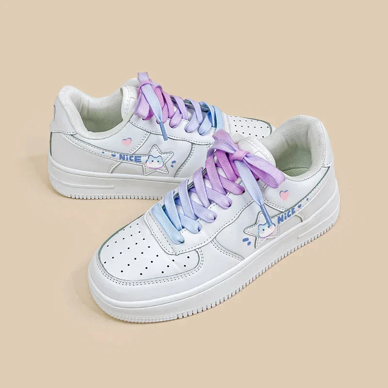 *CLEARANCE* Chubby Nice Bunny Casual White Shoes - Unisex - Image 5