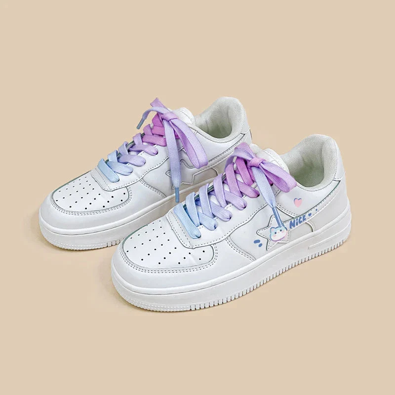 *CLEARANCE* Chubby Nice Bunny Casual White Shoes - Unisex - Image 6