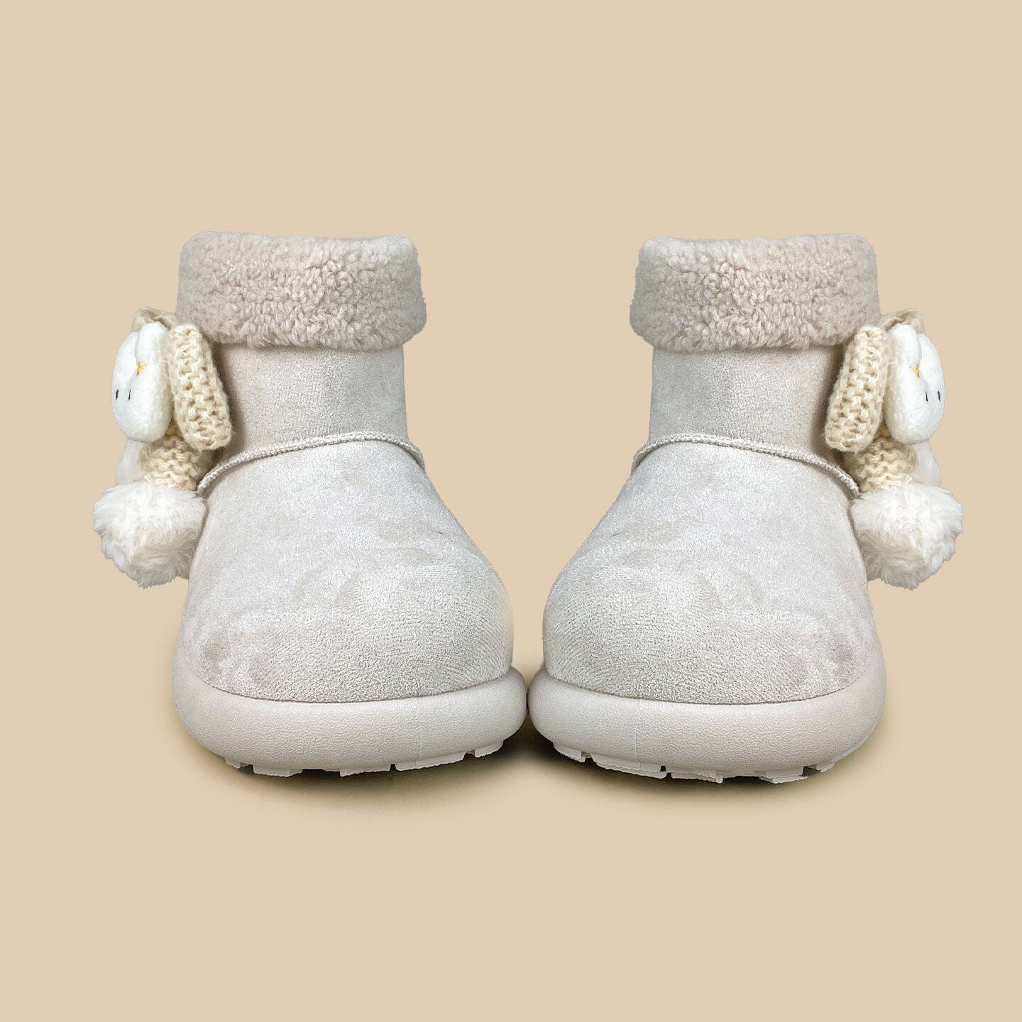 *CLEARANCE* Cozy Bunny Ultra Soft White Winter Boots - Women's - Image 4