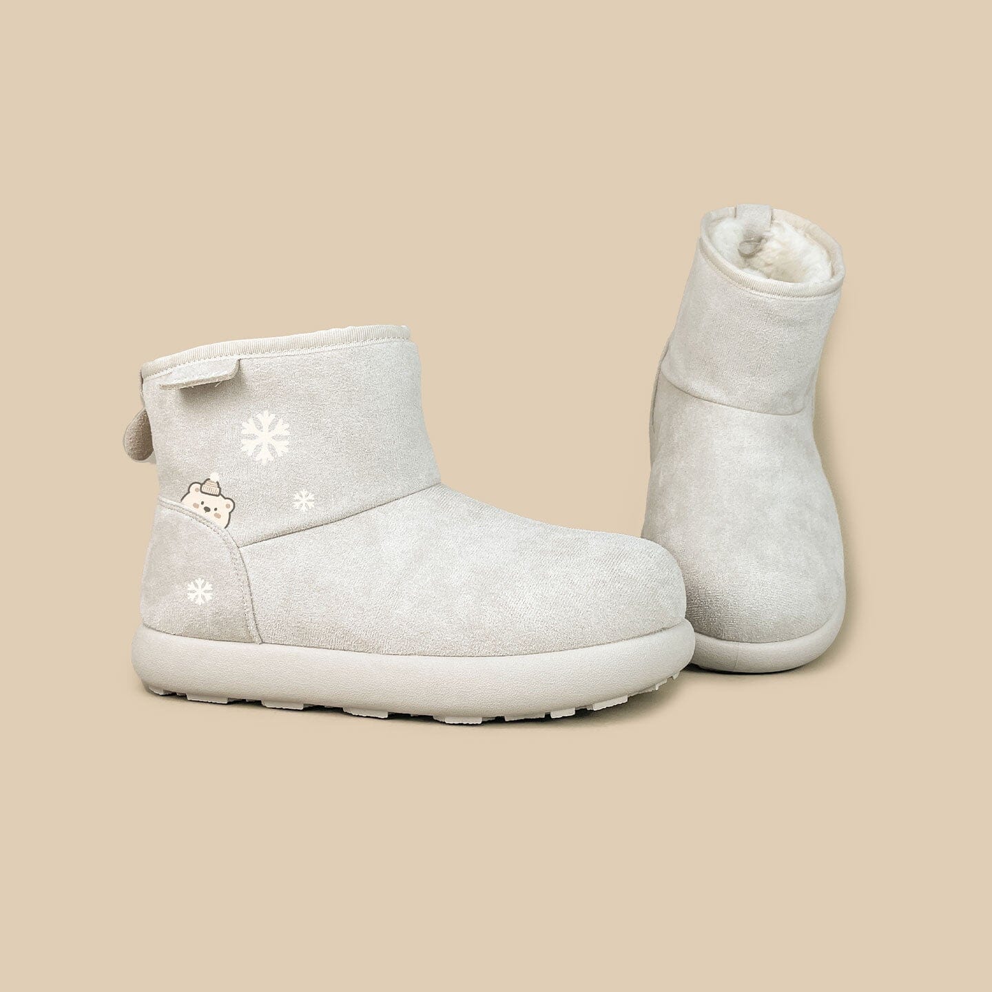 *CLEARANCE* Cozy Polar Bear White Winter Boots - Women's - Image 2