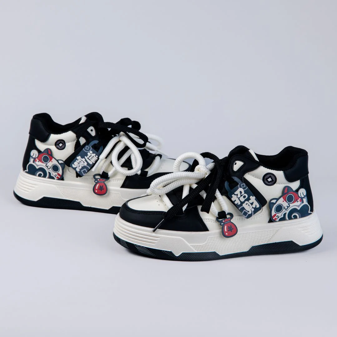 Maneki Neko Chunky Mid Top Shoes - Women's - Image 3