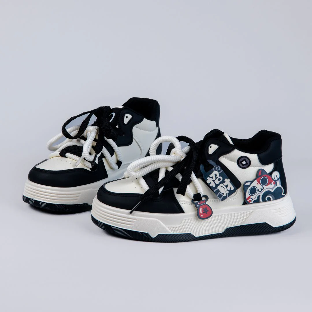 Maneki Neko Chunky Mid Top Shoes - Women's - Image 4