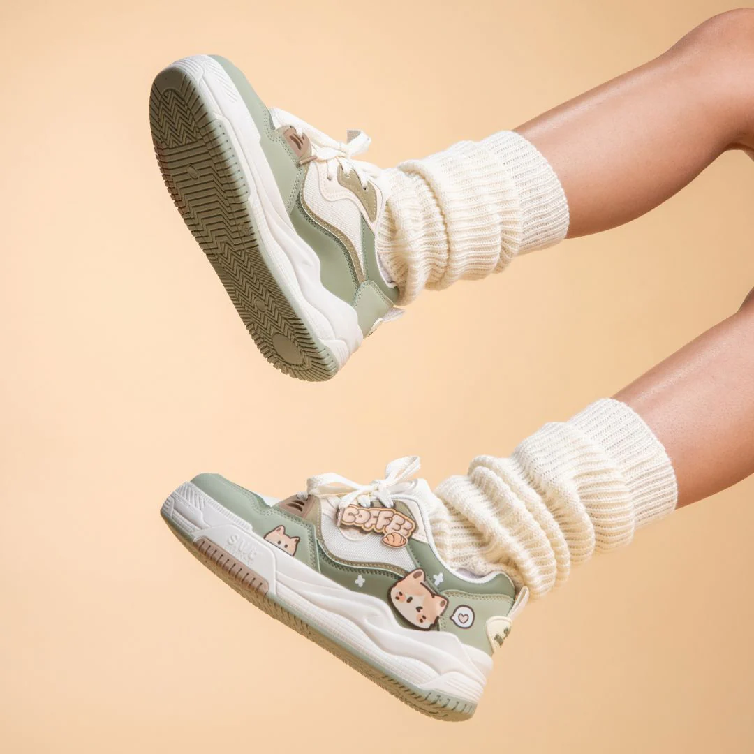 Matcha Mocha Kitty Cafe Green Shoes - Women's - Image 11