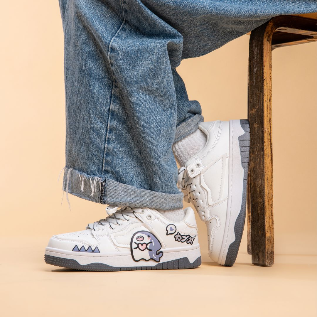 Ultra Chubby Kabbu Sharku Casual White Sneakers - Women's - Image 9