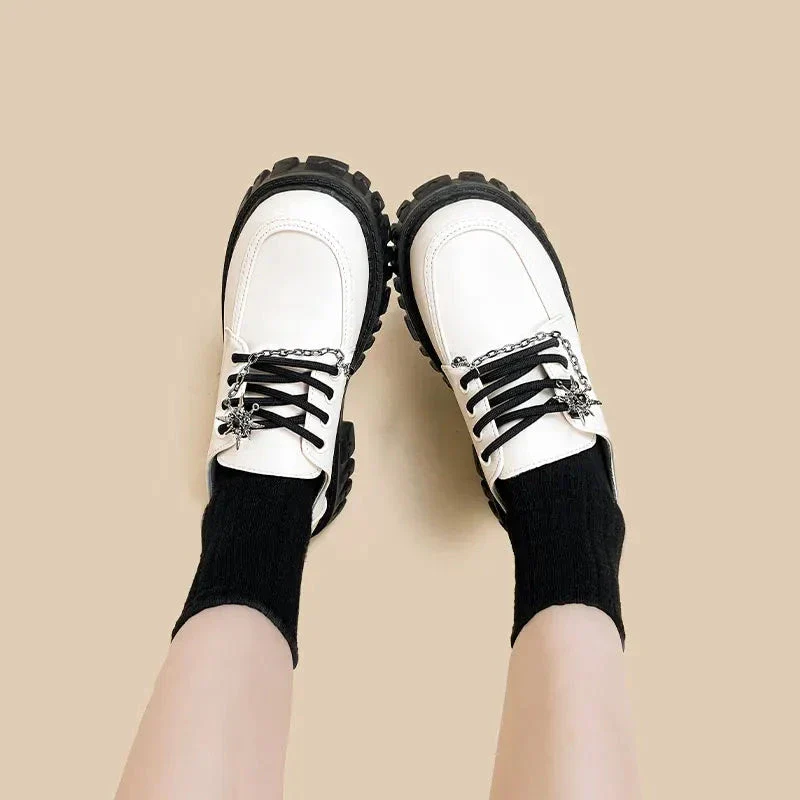 *CLEARANCE* Ultra Chunky Sole Compass Stars Classic Loafers - Women's - Image 4