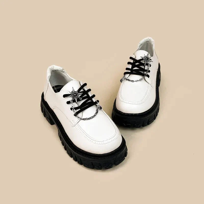 *CLEARANCE* Ultra Chunky Sole Compass Stars Classic Loafers - Women's - Image 5
