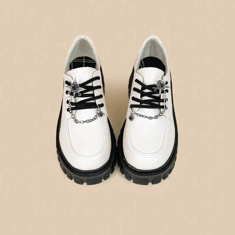 *CLEARANCE* Ultra Chunky Sole Compass Stars Classic Loafers - Women's - Image 6