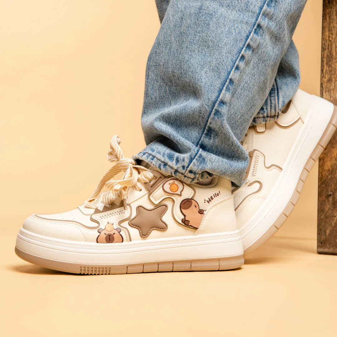 Ultra Friendly Capybara Chunky Mid Top Shoes - Women's - Image 7