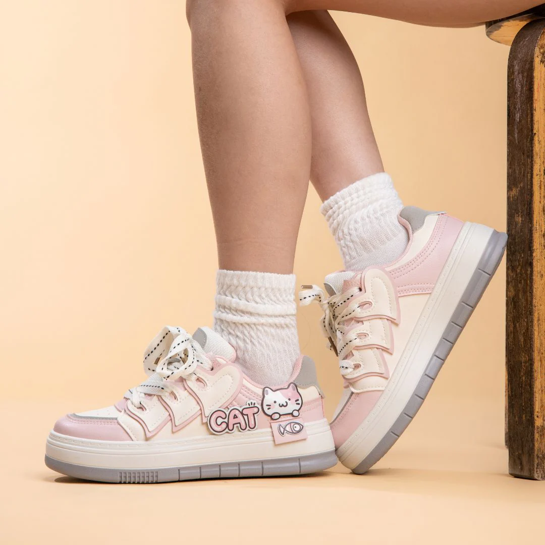 Ultra Hungry Kitty Cat Casual Chunky Shoes - Unisex - Image 10