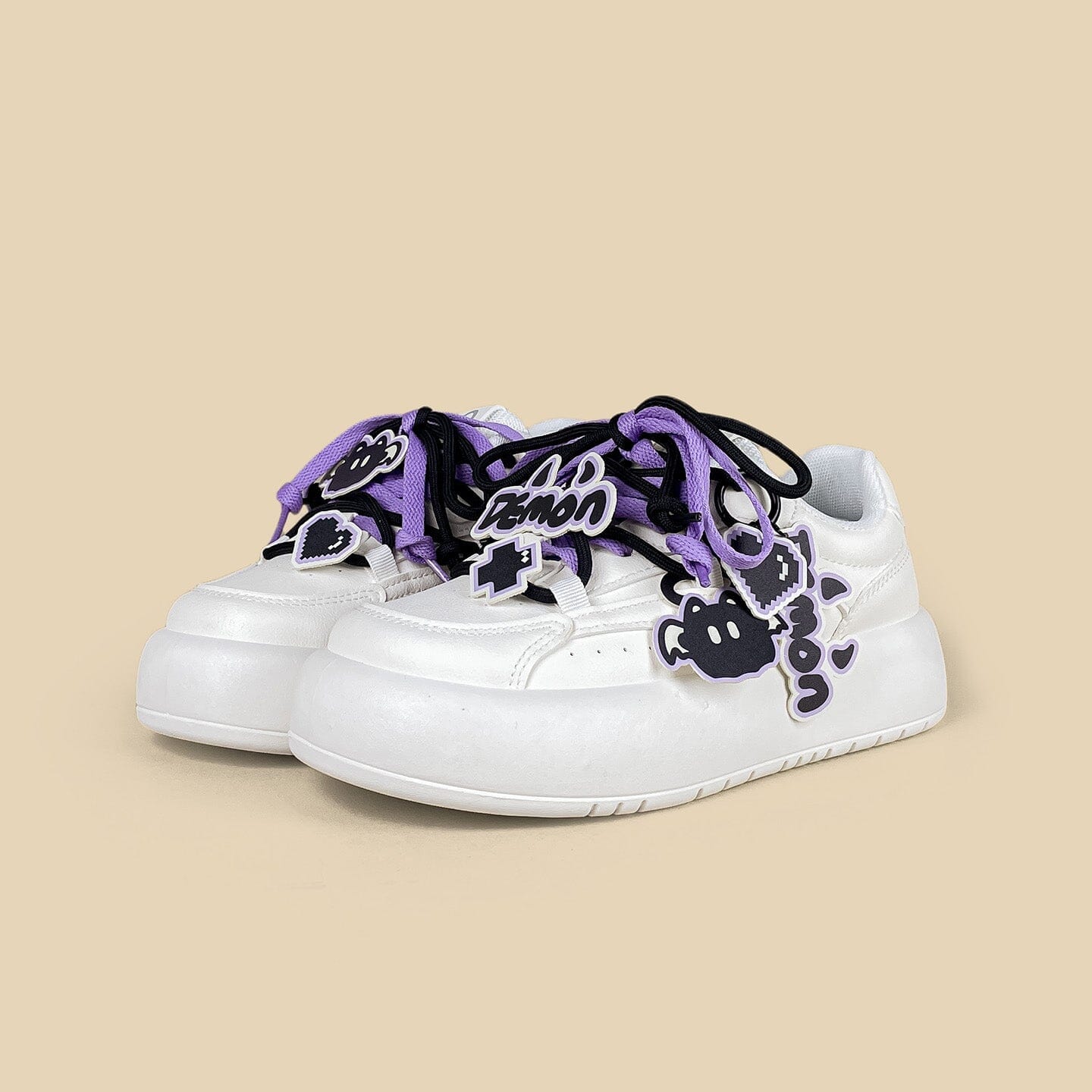 Dark Purple Demon Shoe Charms Set - Image 3