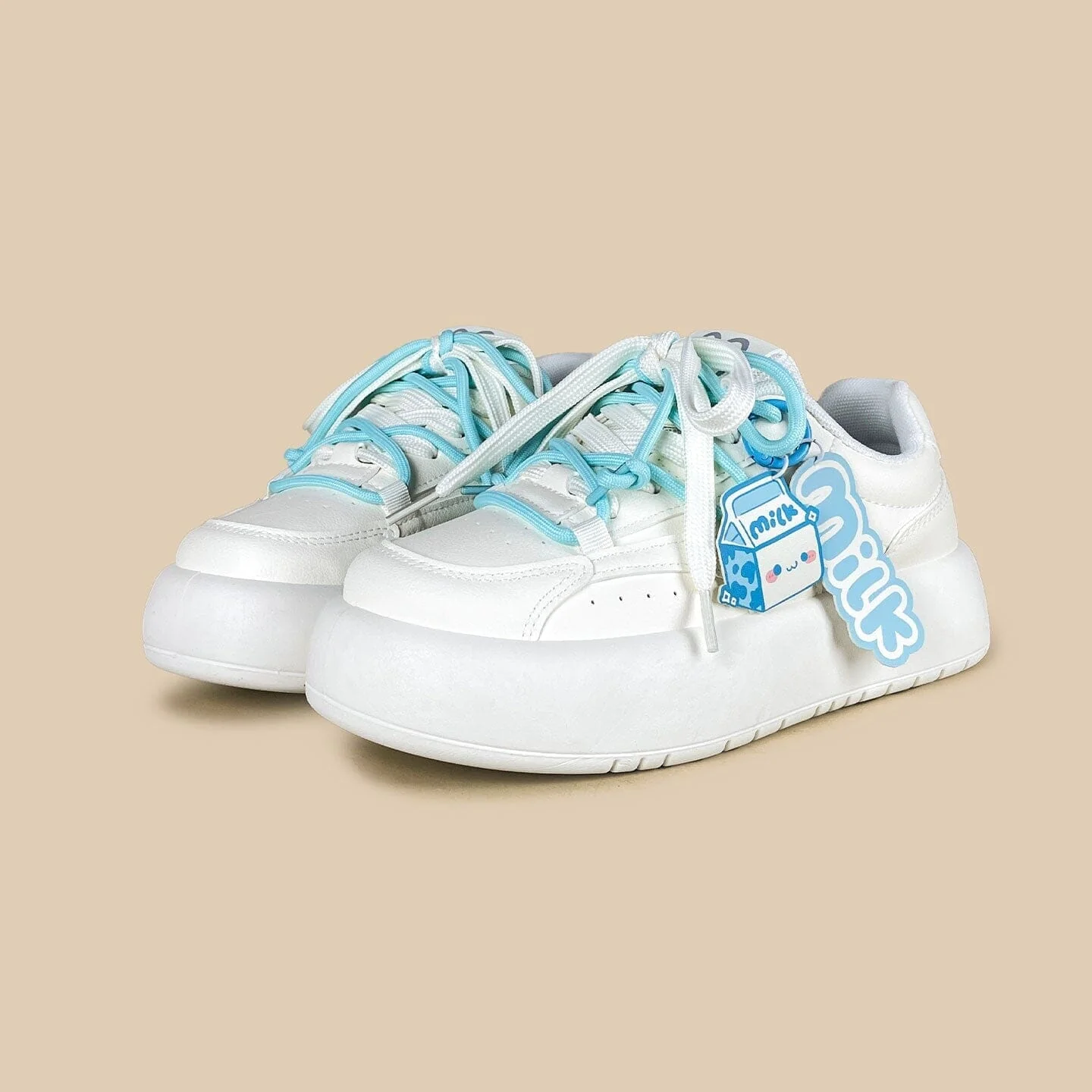 Kawaii Candy & Milk Blue Shoe Charms Set - Image 4