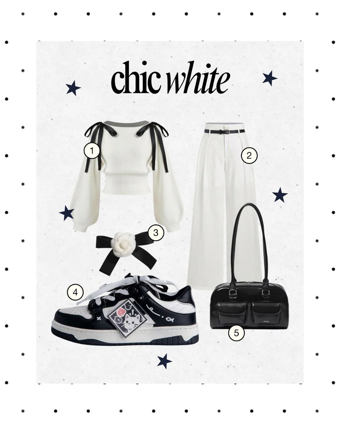 Kawaii Cat Chunky Black Shoes - Unisex - Image 3