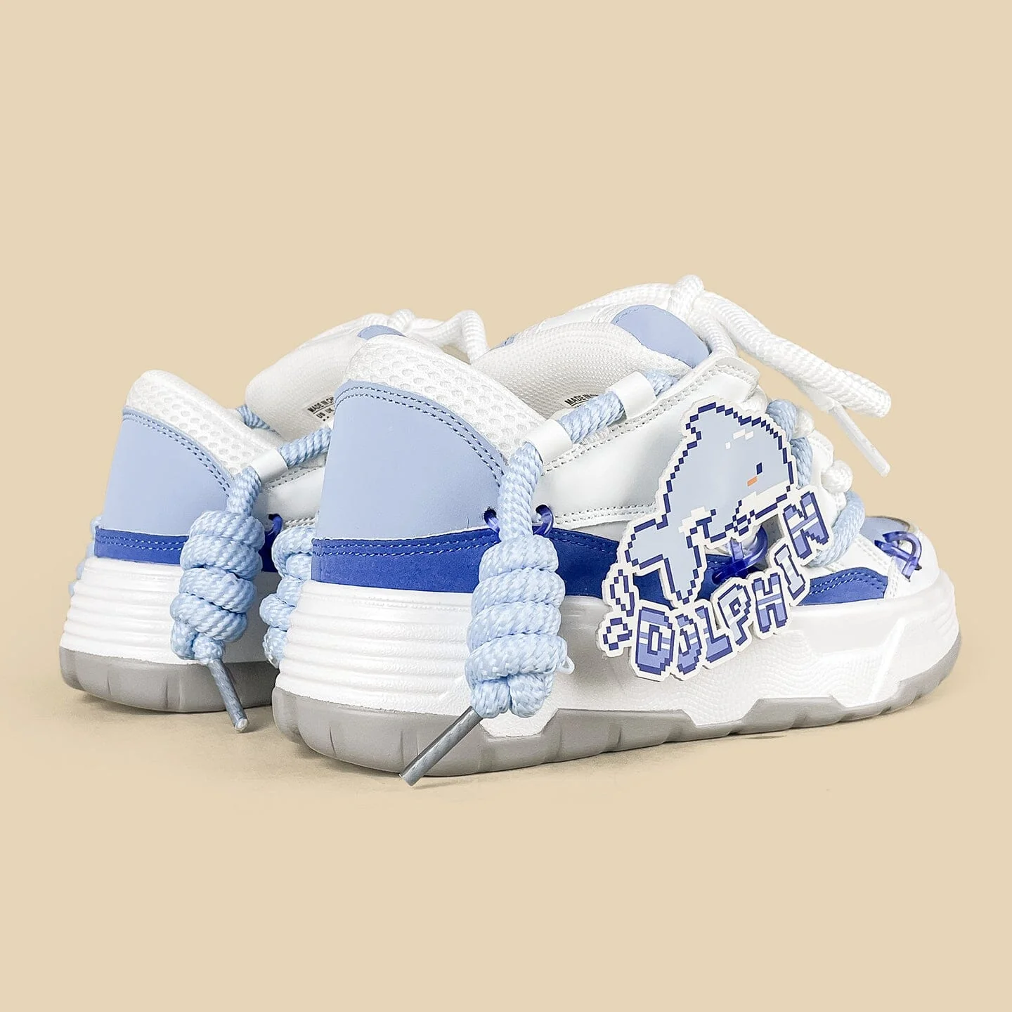 Kawaii Dolphin Dream Chunky Sneakers - Unisex - Image 4