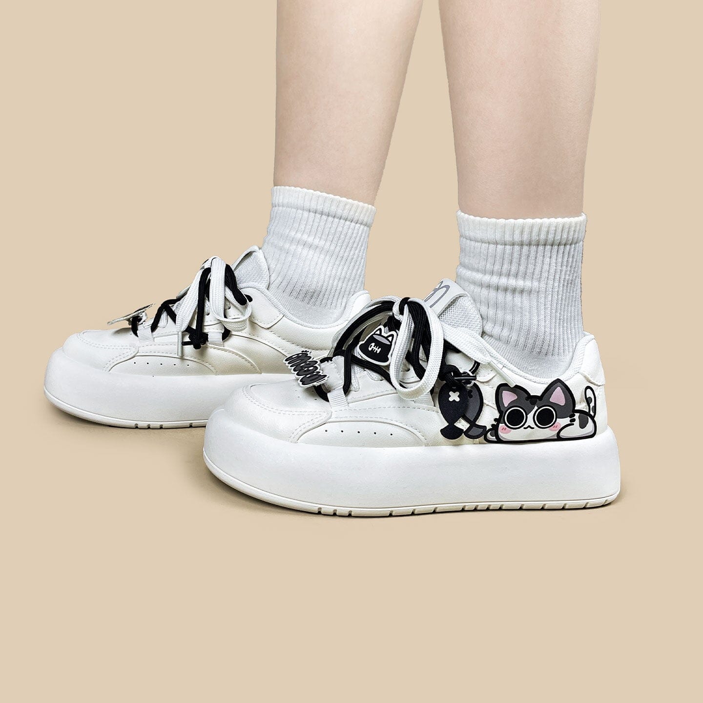 Little Meow Charms Chunky Sneakers - Women's - Image 6