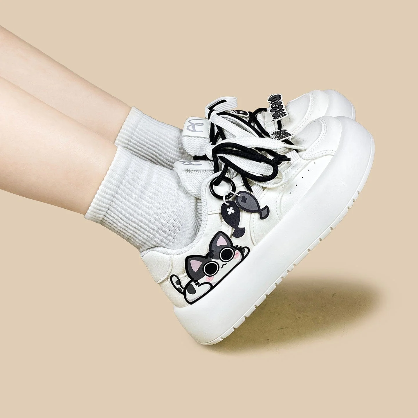 Little Meow Charms Chunky Sneakers - Women's - Image 8