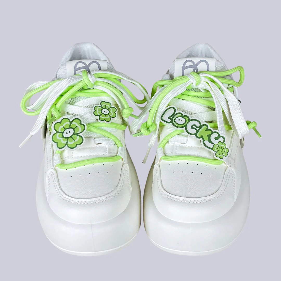 Lucky Clover Charms Chunky Sneakers - Women's - Image 2