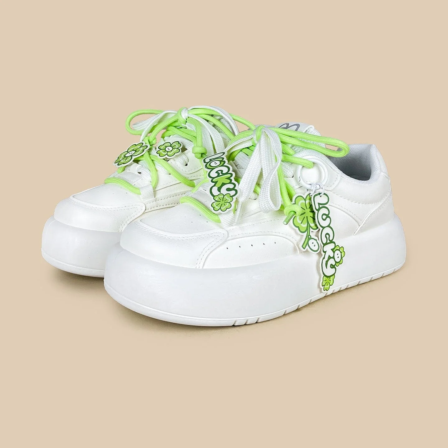 Lucky Clover Charms Chunky Sneakers - Women's - Image 6
