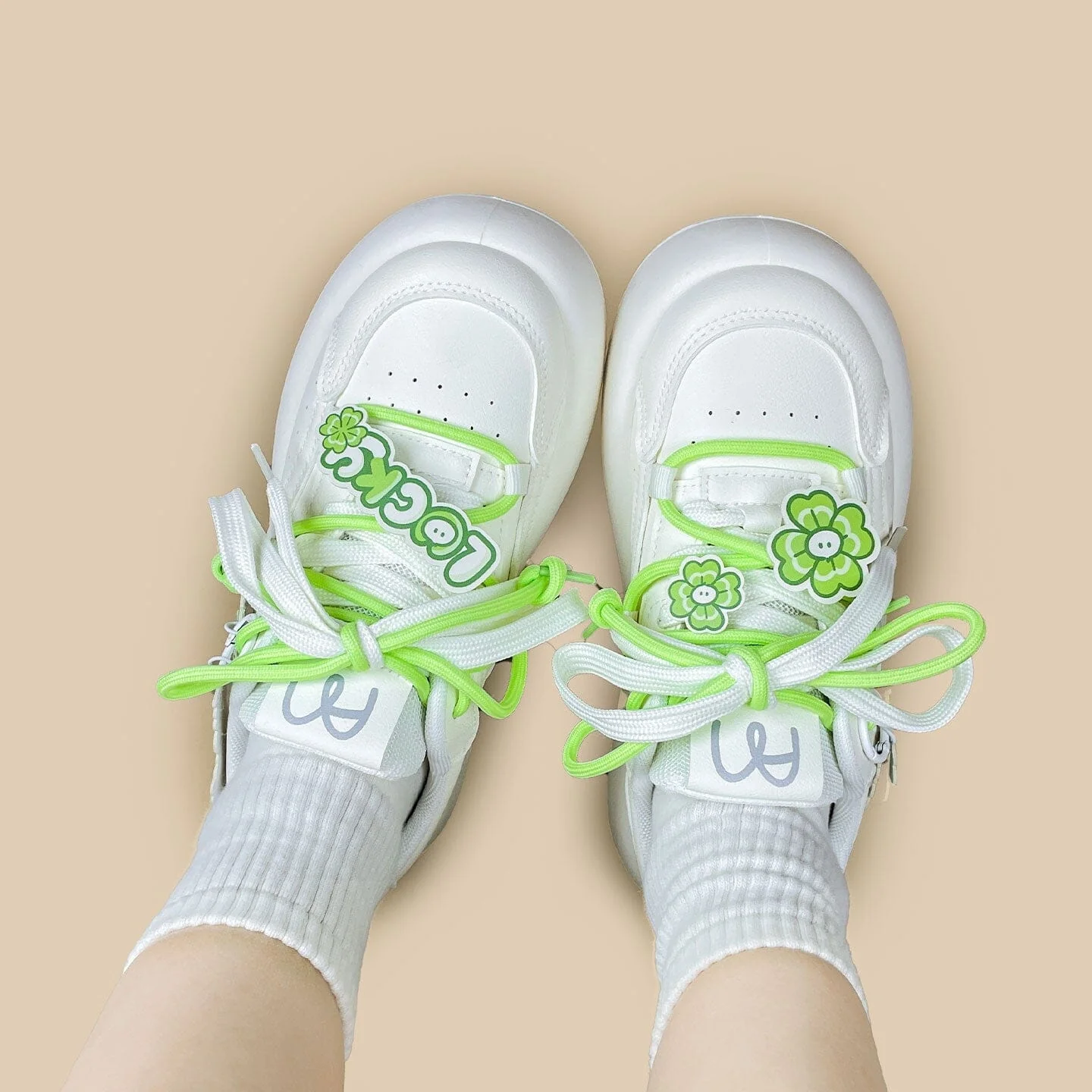Lucky Clover Charms Chunky Sneakers - Women's - Image 8