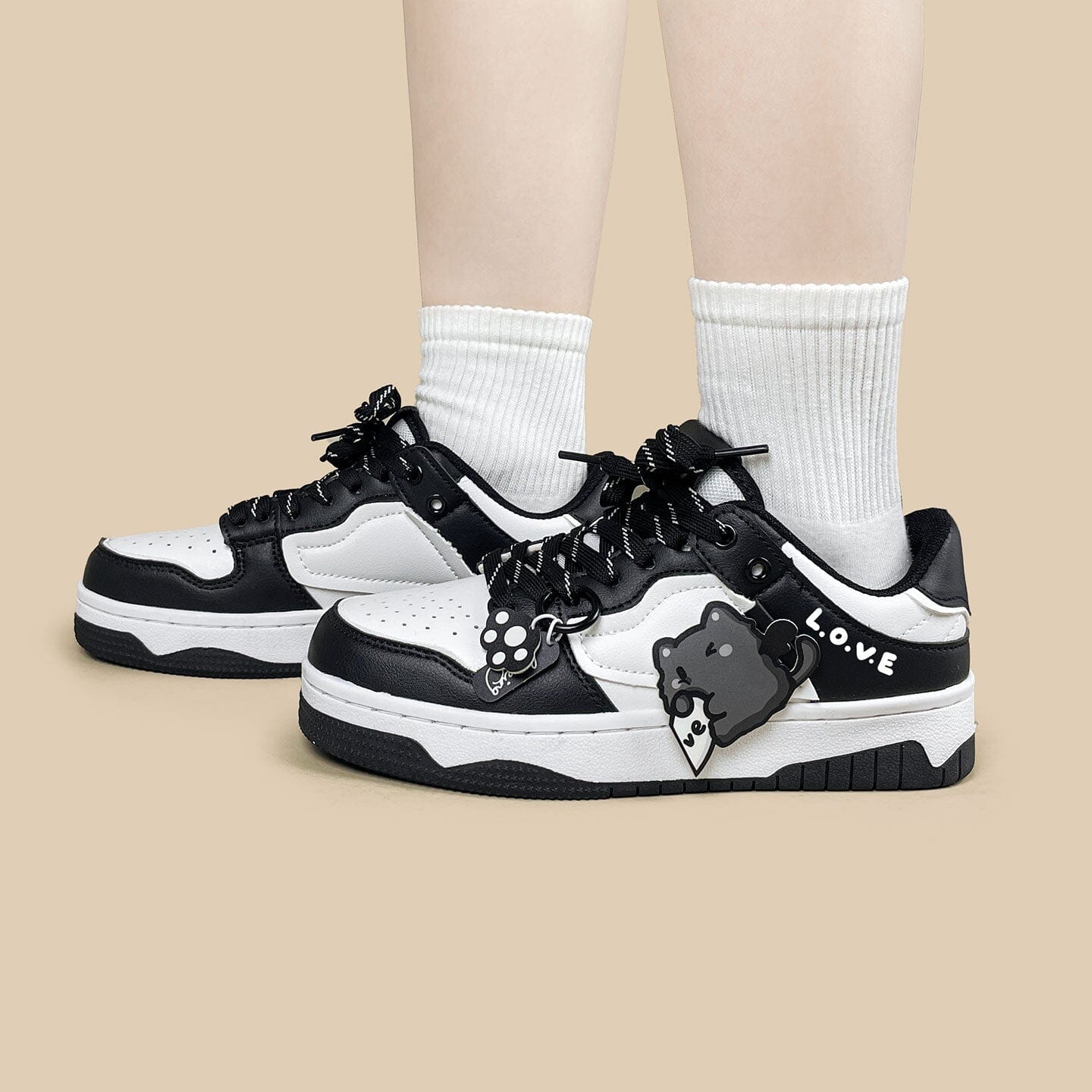 My Other Meow Chunky Black Sneakers - Unisex - Image 10