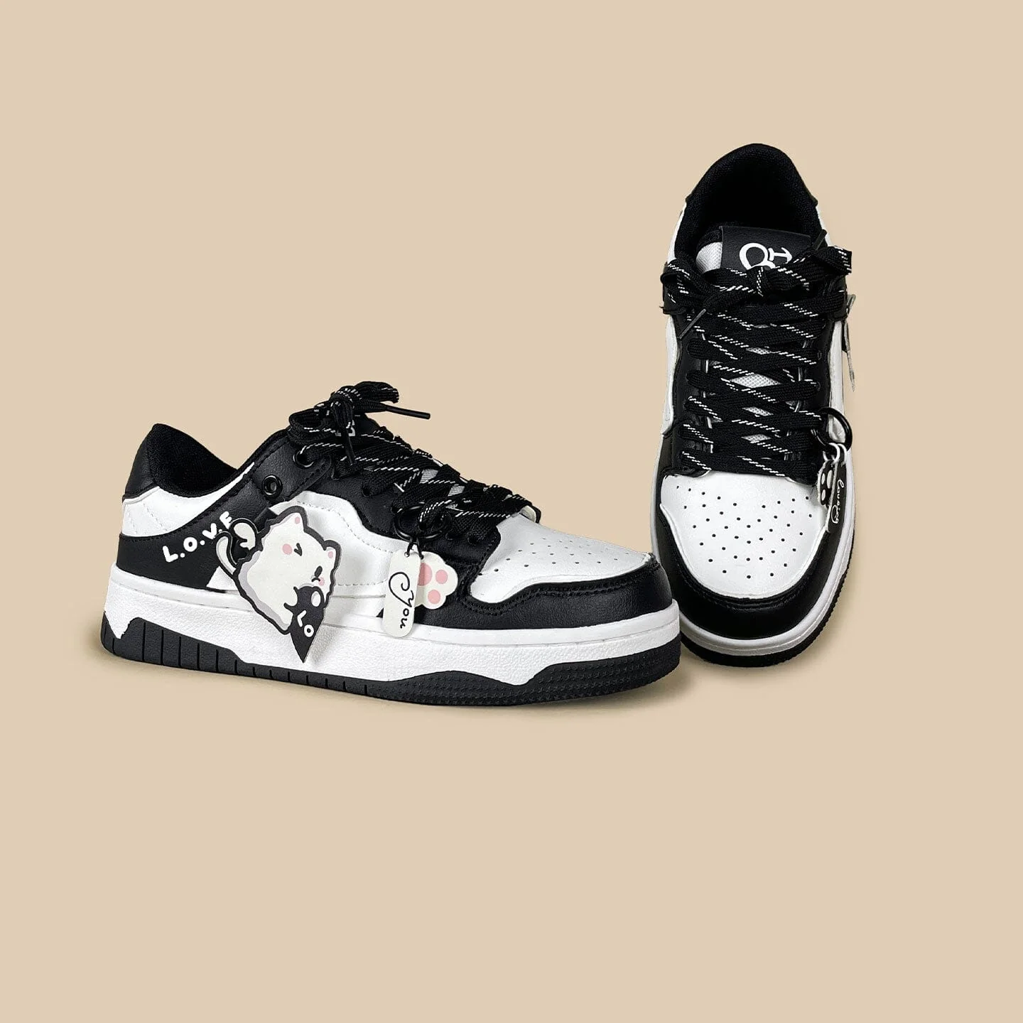 My Other Meow Chunky Black Sneakers - Unisex - Image 4