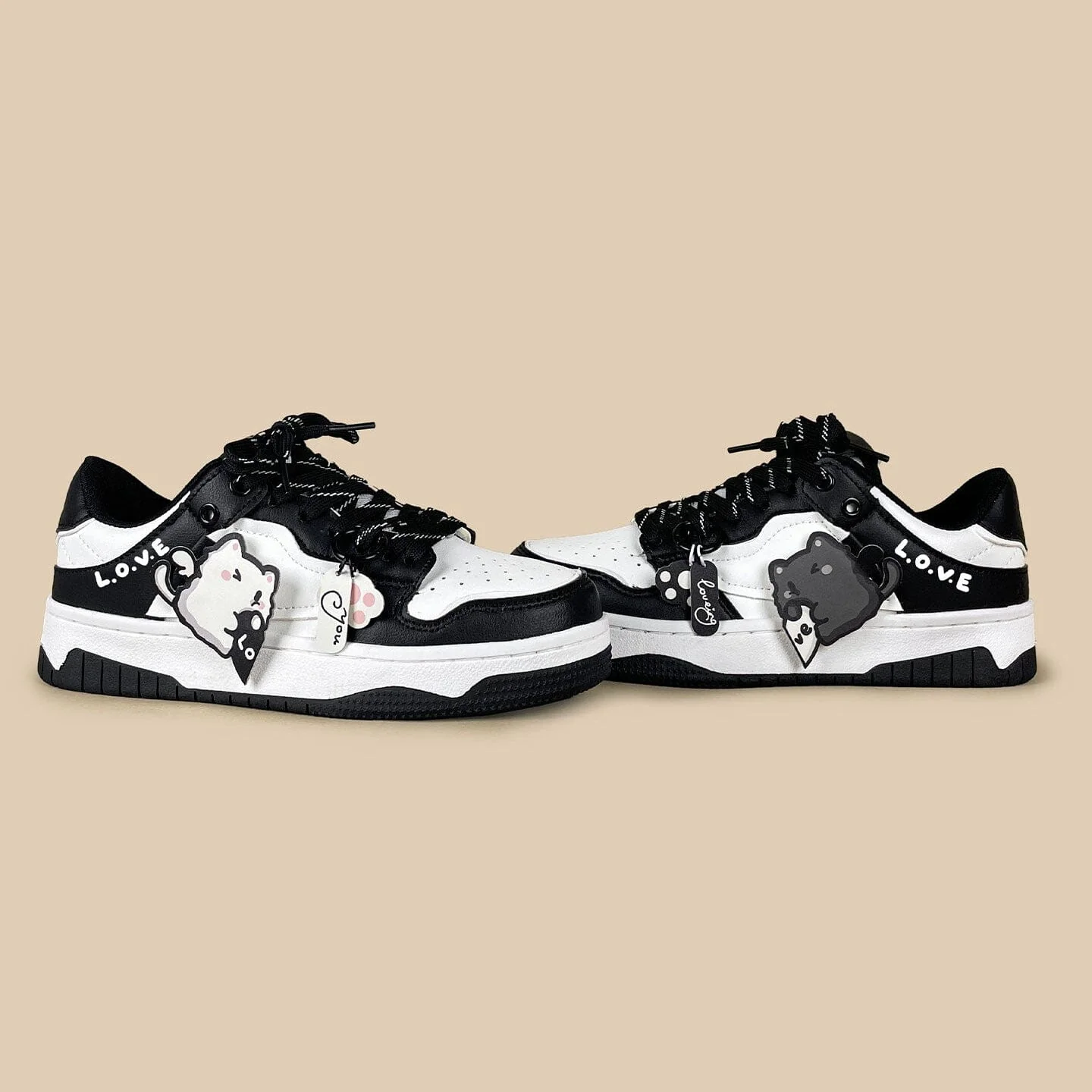 My Other Meow Chunky Black Sneakers - Unisex - Image 5