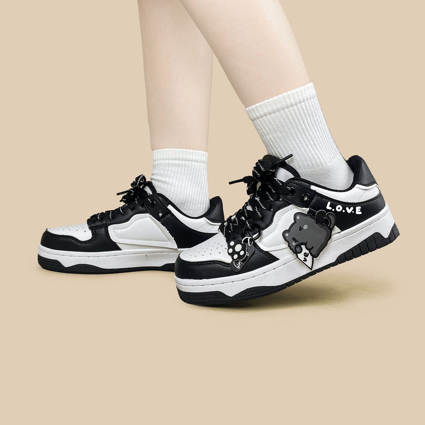 My Other Meow Chunky Black Sneakers - Unisex - Image 6