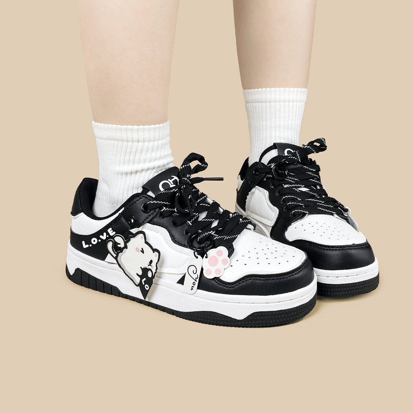 My Other Meow Chunky Black Sneakers - Unisex - Image 7