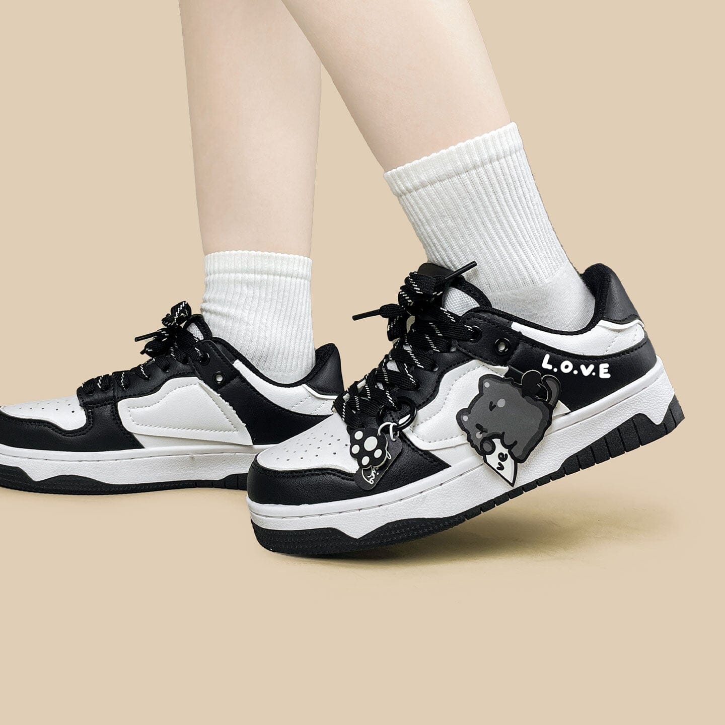My Other Meow Chunky Black Sneakers - Unisex - Image 9