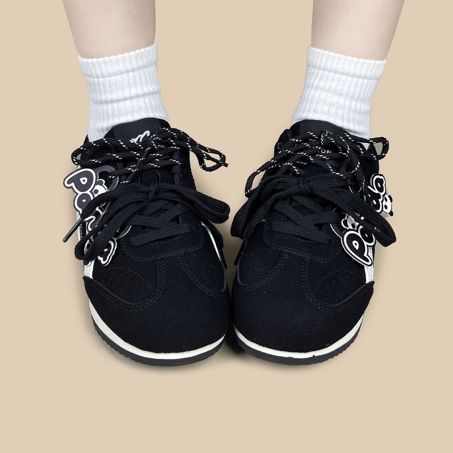 Panda Suede Retro Runner Sneakers – Women's - Image 8