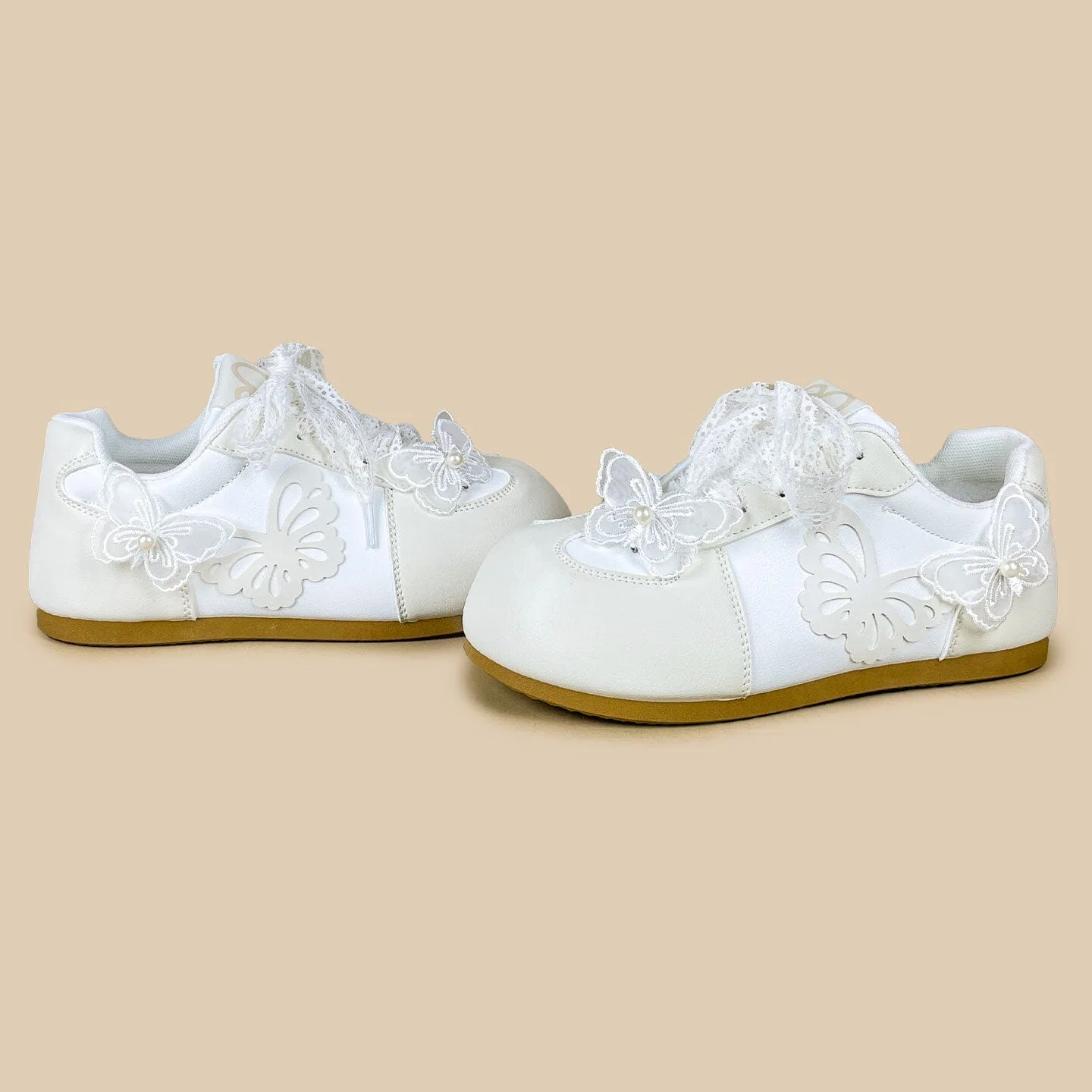 Porcelain Butterfly Dream Casual Sneakers – Women’s - Image 3