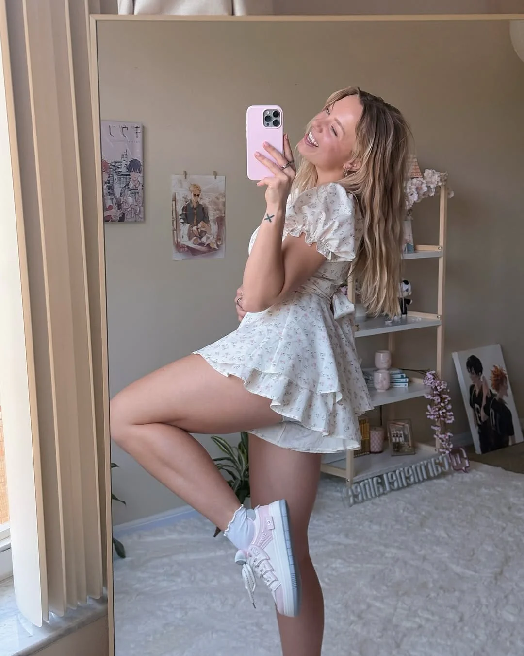 Pretty Pastel Cute Bunny Casual Sneakers - Unisex - Image 8