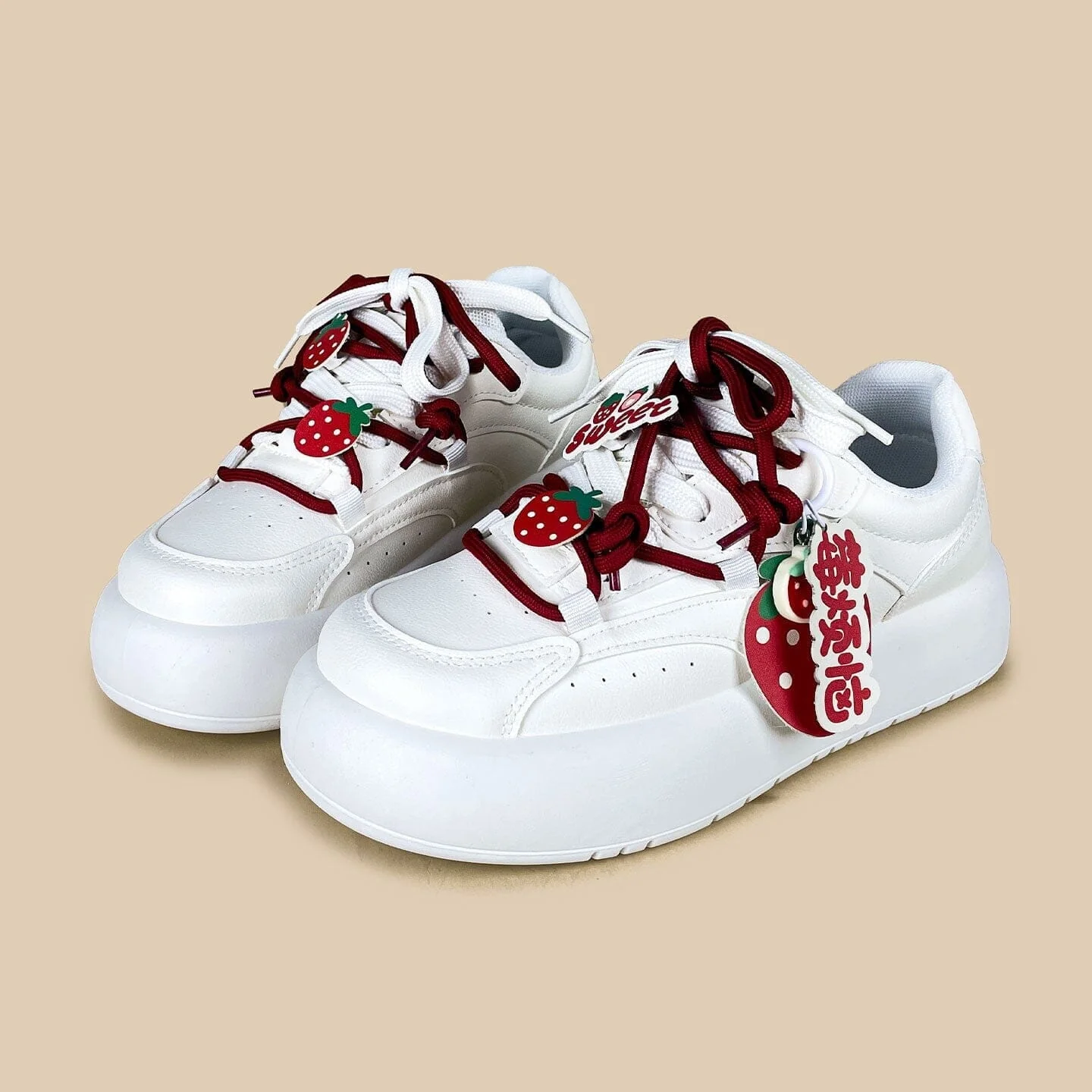 So Sweet Strawberry Shoe Charms Set - Image 3