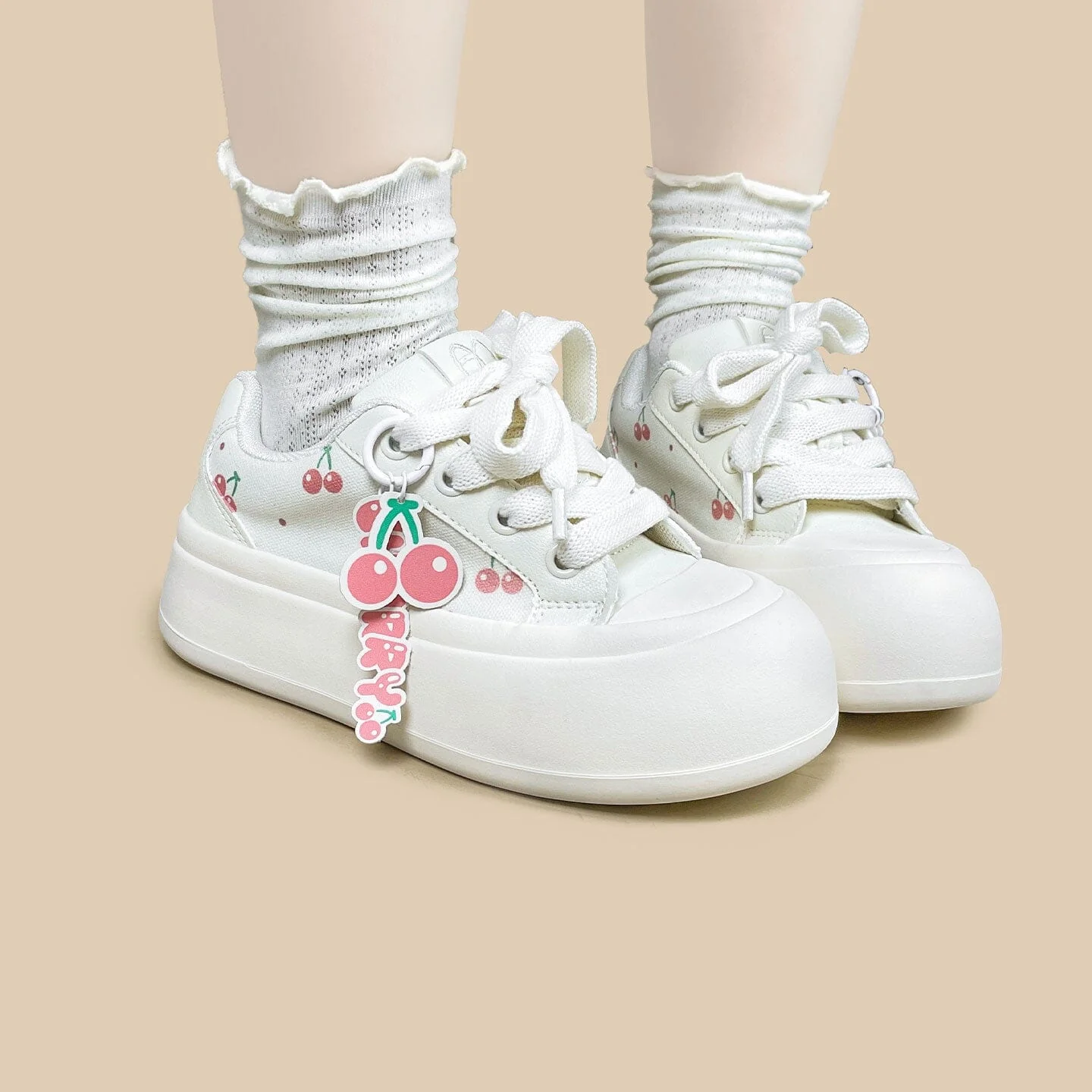Sweet Escape Cherry Print Chunky Sneakers - Women's - Image 7