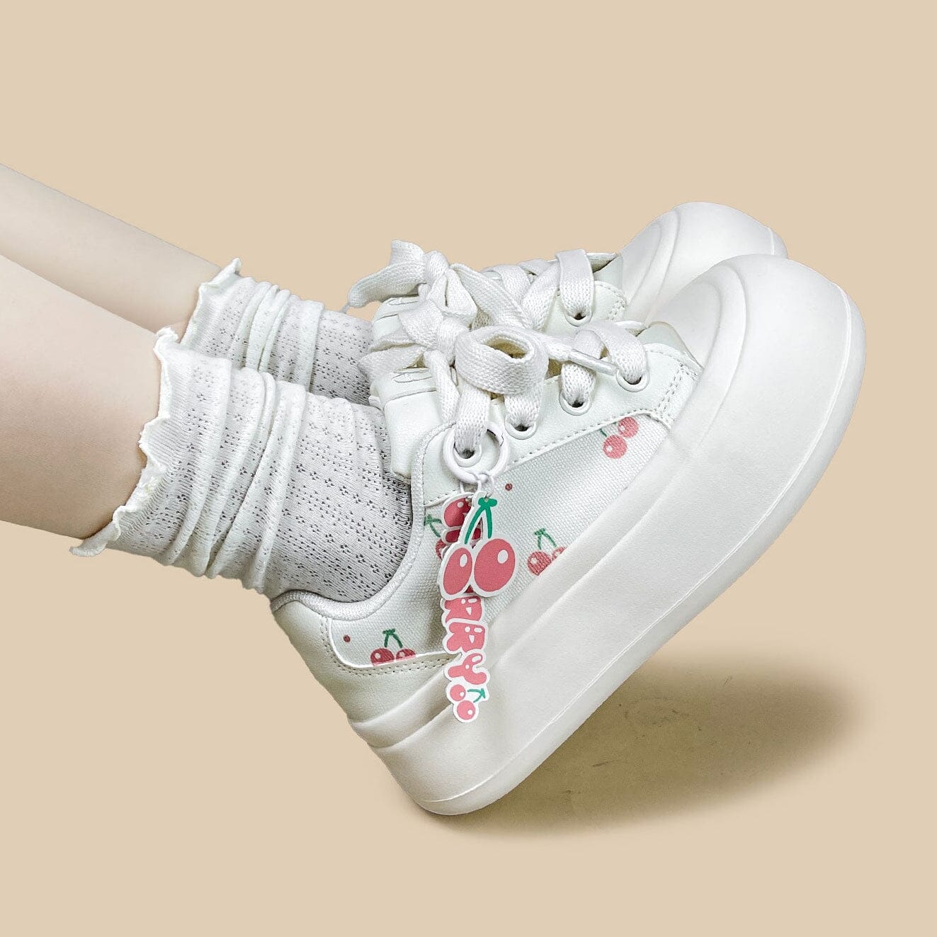Sweet Escape Cherry Print Chunky Sneakers - Women's - Image 8
