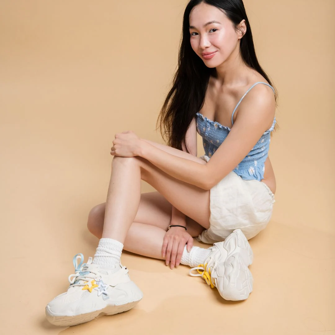 Ultra Chunky Sole Bright Star White Sneakers - Unisex - Image 9